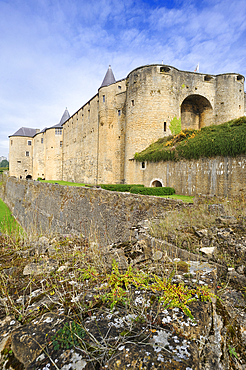 Chateau,one of the largest fortified medieval castle in Europe,Sedan,Ardennes department,Champagne-Ardenne region,France,Europe