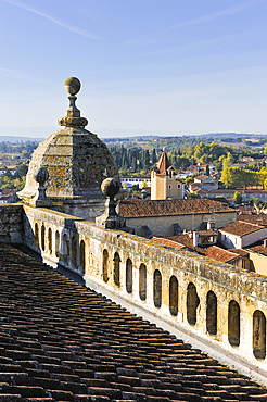 Top of the Cathedral,Auch.Gers department, Occitanie region, southwest of France,Europe