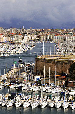 Old Port,Marseille,Bouches-du-Rhone department,Provence-Alpes-Cote d'Azur region,France,Europe