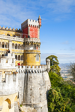 Pena National Palace, Sintra, near Lisbon, UNESCO World Heritage Site, Portugal, Europe