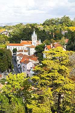 Town Hall of Sintra, near Lisbon, UNESCO World Heritage Site, Portugal, Europe