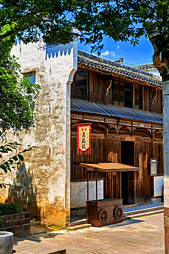 Qiankou Residences, Huangshan, Anhui Province, China. The compound comprise Hui style residences built during the Ming and Qing dynasties (1400s-1600s) by wealthy merchants.