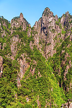 Huangshan (Mt Huang), UNESCO World Heritage and UNESCO Global Geopark, Anhui Province, China.