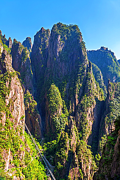 Huangshan (Mt Huang), UNESCO World Heritage and UNESCO Global Geopark, Anhui Province, China.
