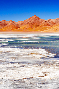 Laguna Diamante inside Cerro Galan caldera, Puna, Catamarca, Argentina