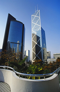 Citibank and China Bank Towers, Hong Kong, China