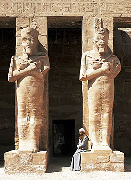 Temple of Ramses III, Karnak Temple, Thebes, UNESCO World Heritage Site, Egypt, North Africa, Africa