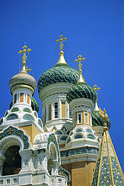 Russian church, Nice, Alpes-Maritimes, Provence, France, Europe