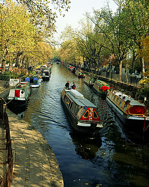 Regent's Canal, Maida Vale, London, England, United Kingdom, Europe