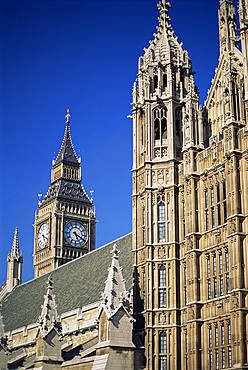 Big Ben and the Houses of Parliament, UNESCO World Heritage Site, London, England, United Kingdom, Europe