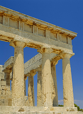 Temple of Aphaia, Aegina, Argo-Saronic Islands, Greece, Europe