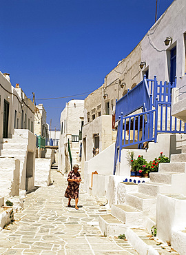 The Kastro, Folegandros, Cyclades, Greek Islands, Greece, Europe