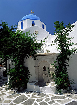 Paroikia church, Paros, Cyclades, Greek Islands, Greece, Europe