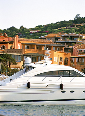 Yachts in the harbour, Porto Cervo, island of Sardinia, Italy, Mediterranean, Europe