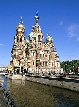 Church on Spilled Blood, UNESCO World Heritage Site, St. Petersburg, Russia, Europe