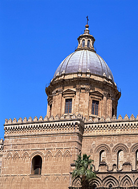 The cathedral, Palermo, Sicily, Italy, Europe