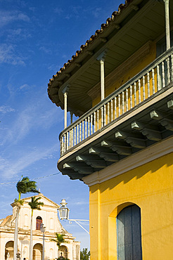 The Iglesia Parroquial de la Santisima Trinidad, and the Casa de Aldeman Ortiz, Trinidad, UNESCO World Heritage Site , Cuba, West Indies, Central America