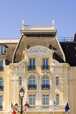 The Grand Hotel in Cabourg where Marcel Proust wrote 'A La Recherche du Temps Perdu', Cabourg, Normandy, France, Europe