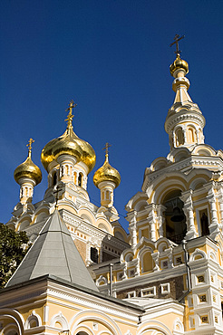 The Alexander Nevsky Cathedral, Yalta, Crimea, Ukraine, Europe