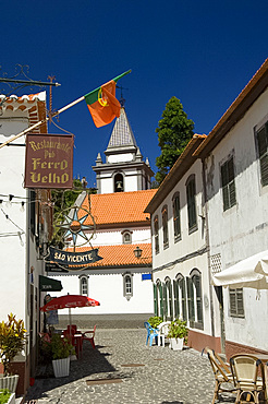 The picturesque town of Sao Vicente in central Madeira, Portugal, Europe