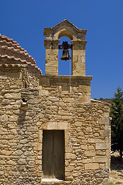 The stone church of the Archangel Michael in the village of Episkopi, Western Crete, Greek Islands, Greece, Europe