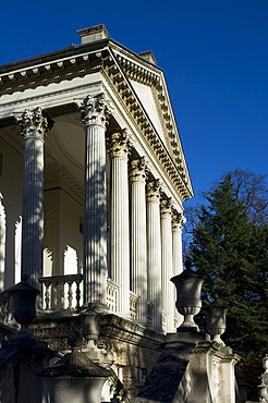 The neo-Palladian Chiswick House in West London, England, United Kingdom, Europe