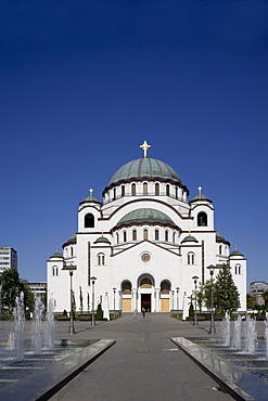 St. Sava Cathedral, the largest Orthodox cathedral in the world, Belgrade, Serbia, Europe