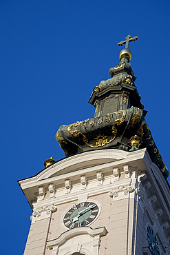 The Baroque style Serbian Orthodox Church of St. George, Novi Sad, Serbia, Europe