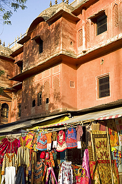 Indian crafts for sale next in the Pink City in Jaipur, Rajasthan, India, Asia