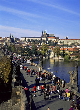 The Charles Bridge, Prague, Czech Republic, Europe