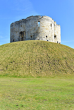 Clifford's Tower, York, Yorkshire, England, United Kingdom, Europe