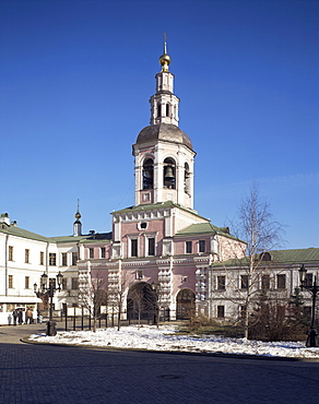 Bell Tower, Danilov Monastery, Moscow, Russia, Europe