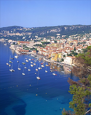 Villefranche, Alpes-Maritimes, Cote d'Azur, French Riviera, Provence, France, Mediterranean, Europe