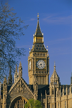 Big Ben and Houses of Parliament, UNESCO World Heritage Site, Westminster, London, England, UK, Europe