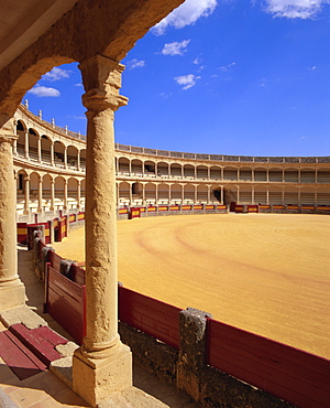 Plaza de Toros (bull ring) dating from 1785, Ronda, Andalucia (Andalusia), Spain, Europe