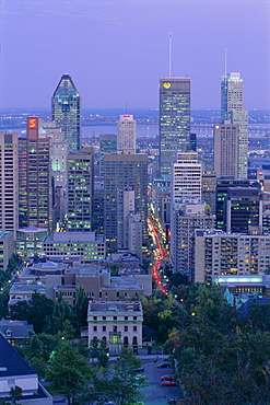 City skyline, Montreal, Quebec Province, Canada, North America