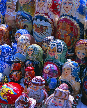 Russian craft dolls for sale, Moscow, Russia, Europe