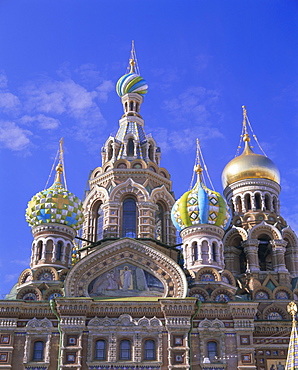 Church on Spilled Blood (Church of the Resurrection), UNESCO World Heritage Site, St. Petersburg, Russia, Europe