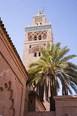 The Koutoubia Mosque, Djemaa el-Fna, Marrakesh, Morocco, North Africa, Africa