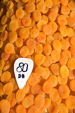 Apricots for sale in the Souq, Marrakesh, Morocco, North Africa, Africa