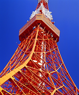 Tokyo Tower, Tokyo, Japan, Asia