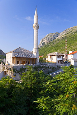 Mosque, Old Town, Mostar, Herzegovina, Bosnia Herzegovina, Europe