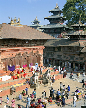 Shiva-Parvati Temple, Durbar Square, Kathmandu, Nepal, Asia