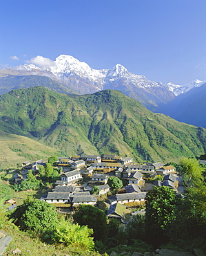 Gandruk Village, Annapurna South, Himalayas, Nepal