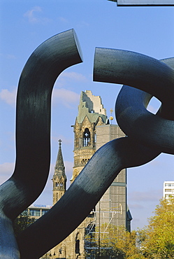 Kaiser Wilhelm church, Kurfurstendam, Berlin, Germany, Europe