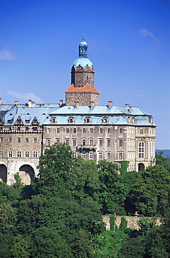 Ksiaz Castle, Sudeten Mountains, Silesia, Poland, Europe