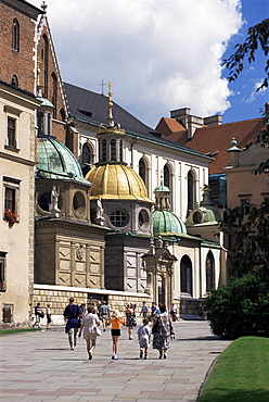 Wawel cathedral and castle, Krakow, Makopolska, Poland, Europe