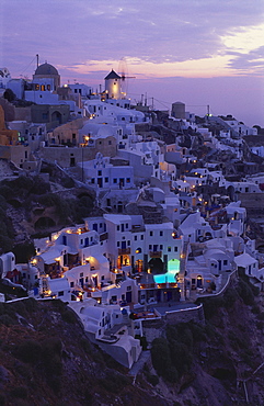 Village of Oia, Santorini, Cyclades, Greece