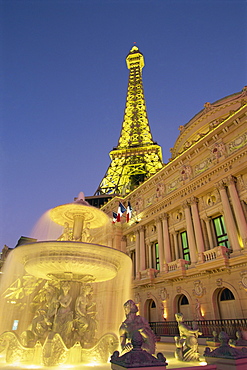 Eiffel Tower, Paris, Las Vegas, Nevada, United States of America, North America