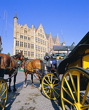 Main town square, Bruges, Belgium